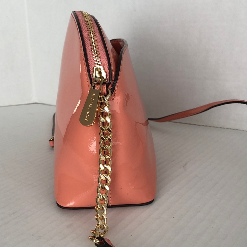 MICHAEL KORS Patent Leather Coral Crossbody, Excellent - Picture 3 of 12